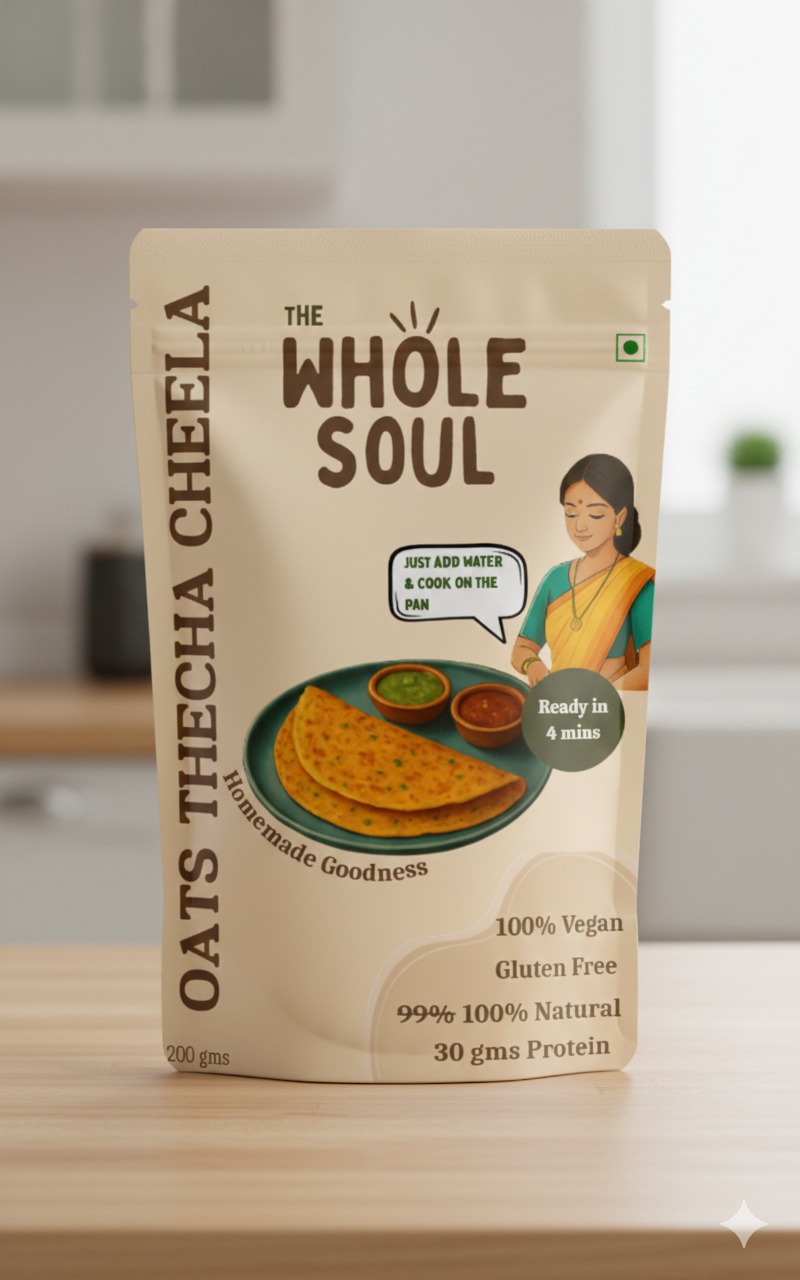 Oats Thecha Cheela Premix pouch